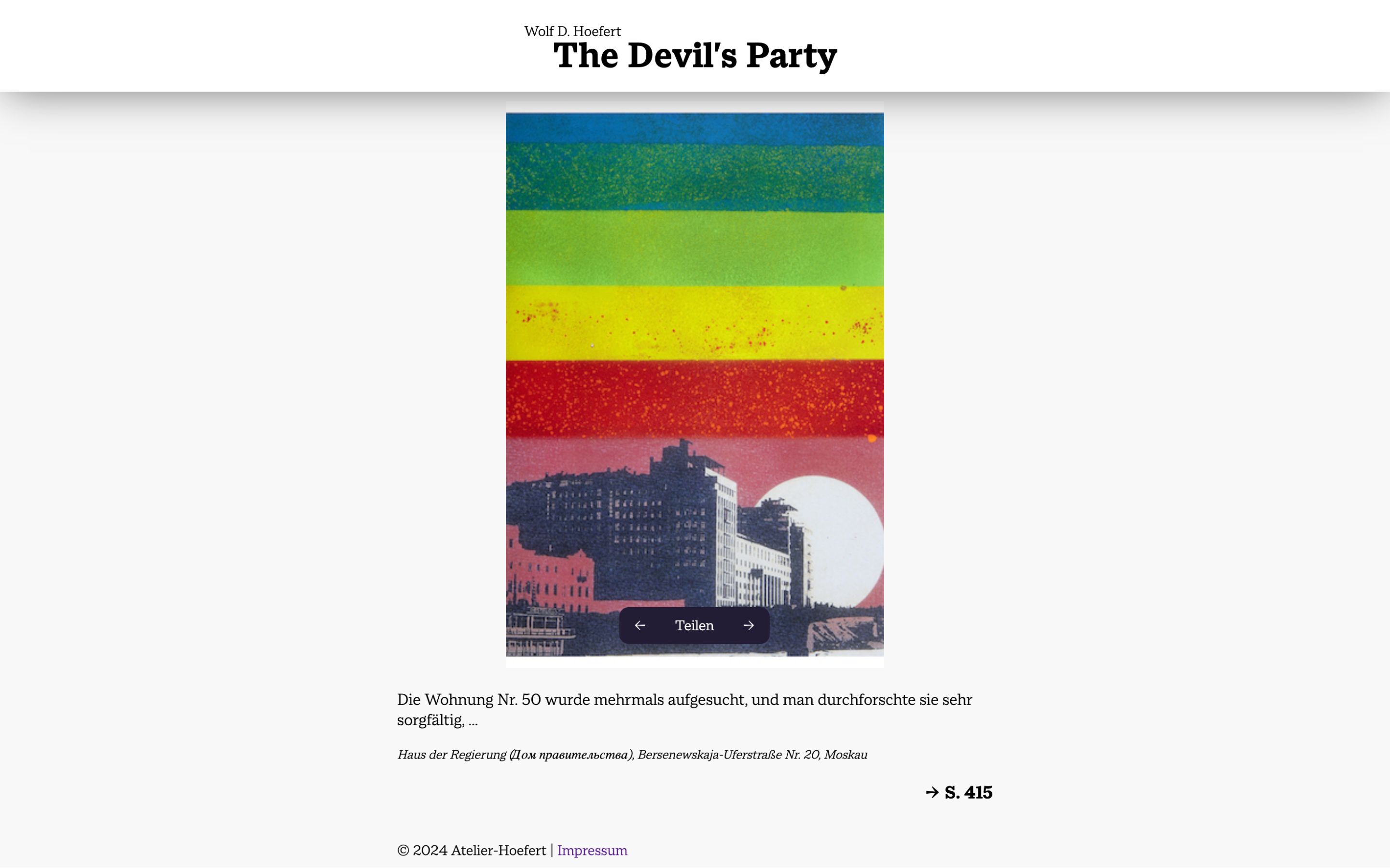 The Devil's Party Bild mit Zitat
